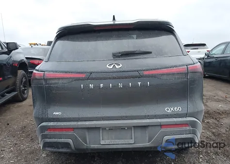 2025 Infiniti Qx60 Luxe Awd из США, поврежденный, VIN 5N1AL1FS3SC343022